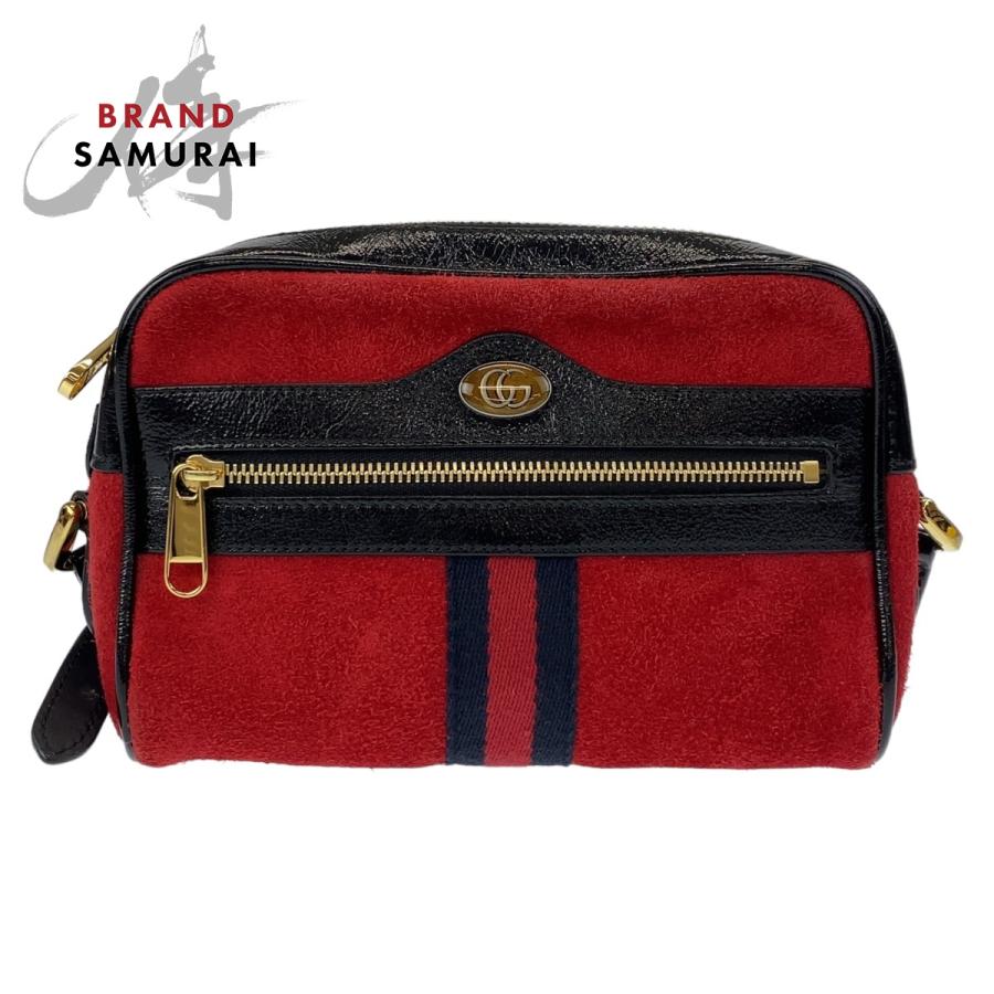 GUCCI（グッチ） 美品 オフィディア レッド 赤 ゴールド金具