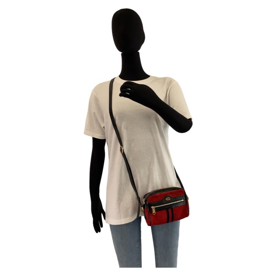 GUCCI（グッチ） 美品 オフィディア レッド 赤 ゴールド金具