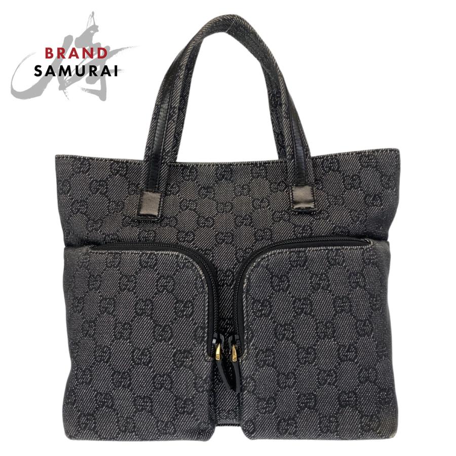 GUCCI（グッチ） GG柄 ブラック 黒 ゴールド金具 GGキャンバス 105650