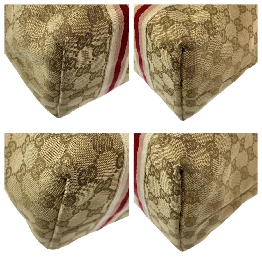 GUCCI（グッチ） シェリー GG柄 ベージュ ゴールド金具 GGキャンバス