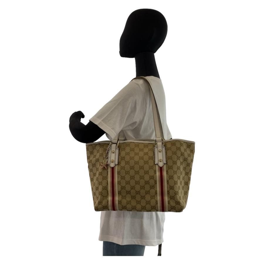 GUCCI（グッチ） シェリー GG柄 ベージュ ゴールド金具 GGキャンバス 