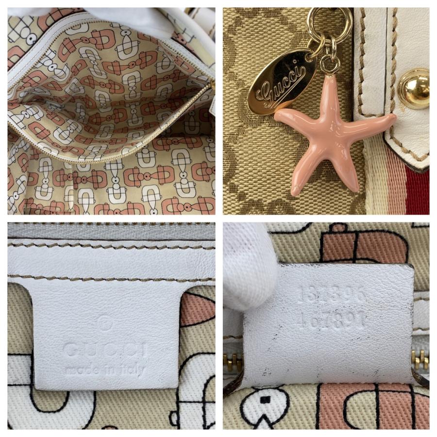 GUCCI（グッチ） シェリー GG柄 ベージュ ゴールド金具 GGキャンバス