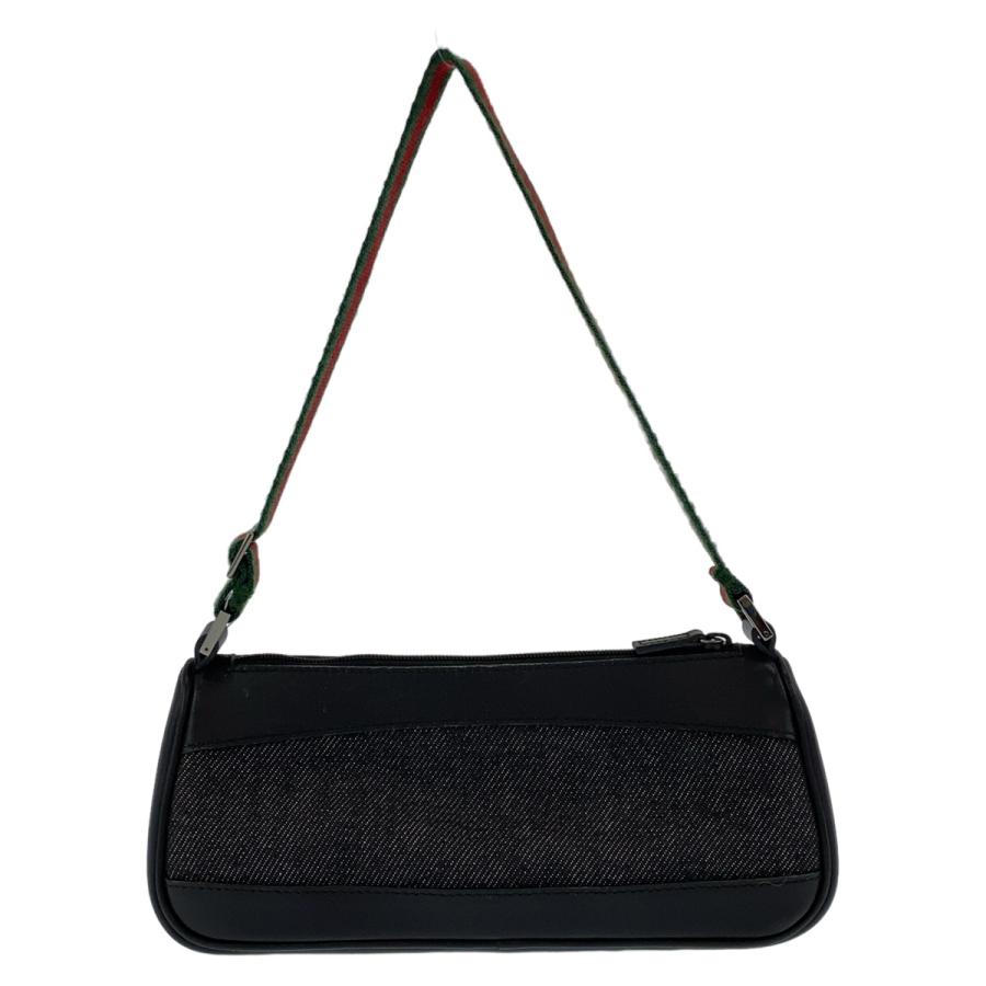 美品 GUCCI グッチ シェリーライン ブラック 黒 シルバー金具 