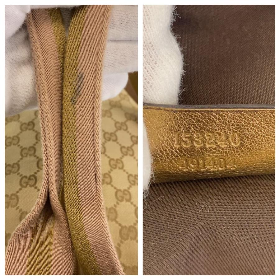 GUCCI（グッチ） 美品 シェリーライン ベージュ マルチカラー GG