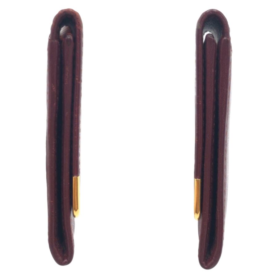 CARTIER カルティエ ヴィンテージ マストライン ワインレッド ボルドー ゴールド金具 レザー コインケース 小銭入れ レディース 407153 | Cartier | 06