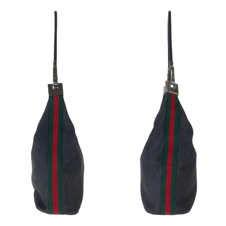 GUCCI（グッチ） シェリーライン ホーボー ブラック 黒 シルバー金具