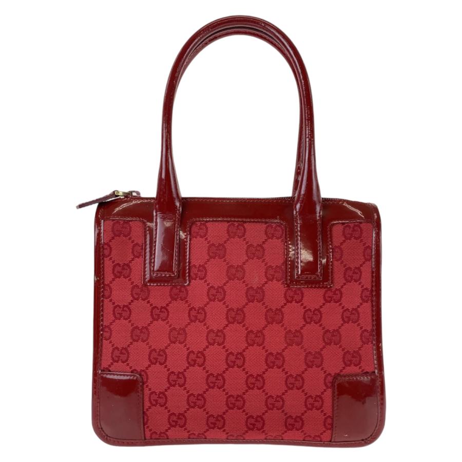 GUCCI（グッチ） レッド ゴールド金具 GGキャンバス/エナメル 000 0856 