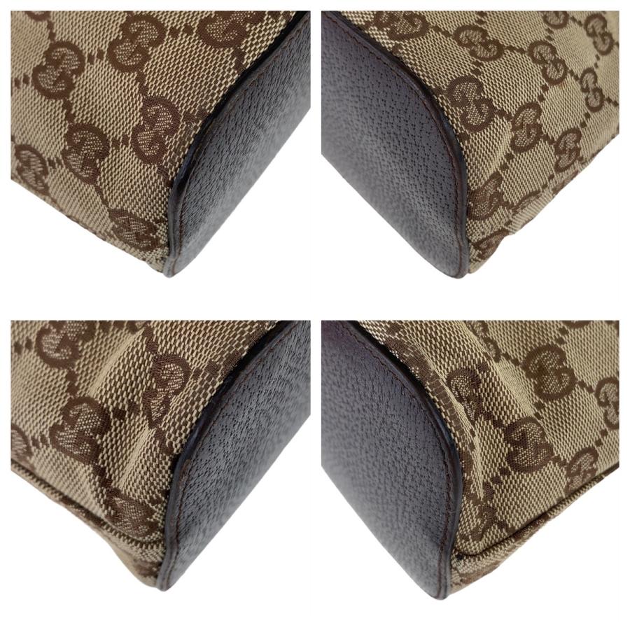 GUCCI（グッチ） ホーボー GG柄 ベージュ ブラウン シルバー金具 GG