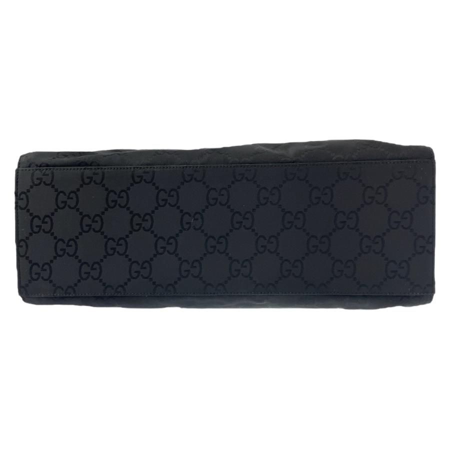 GUCCI（グッチ） 美品 バンブー GG柄 ブラック シルバー金具 ナイロン 
