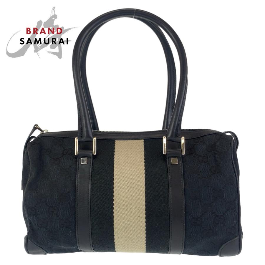 GUCCI（グッチ） シェリーライン ブラック 黒 シルバー金具 GG 