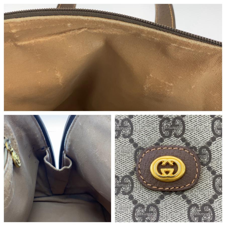GUCCI（グッチ） ヴィンテージ オールドグッチ ブラウン グレー GG