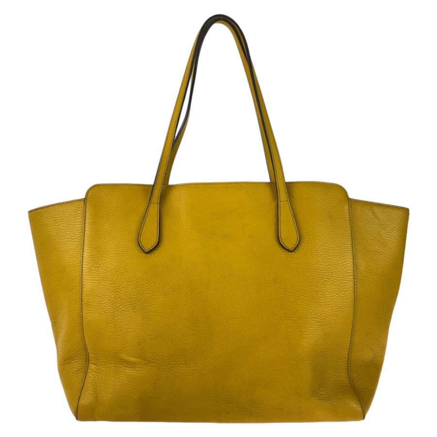 GUCCI（グッチ） 美品 スウィング イエロー ゴールド金具 レザー
