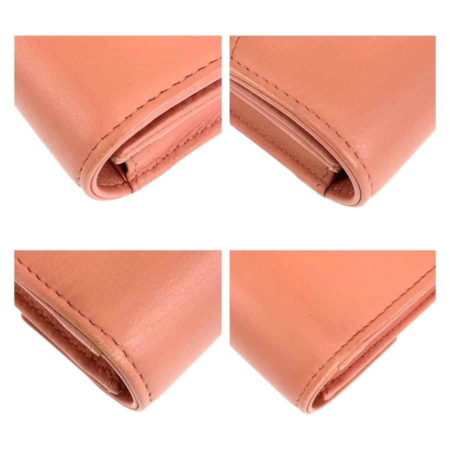 CHANEL（シャネル） 美品 ココマーク ピンクベージュ シルバー金具