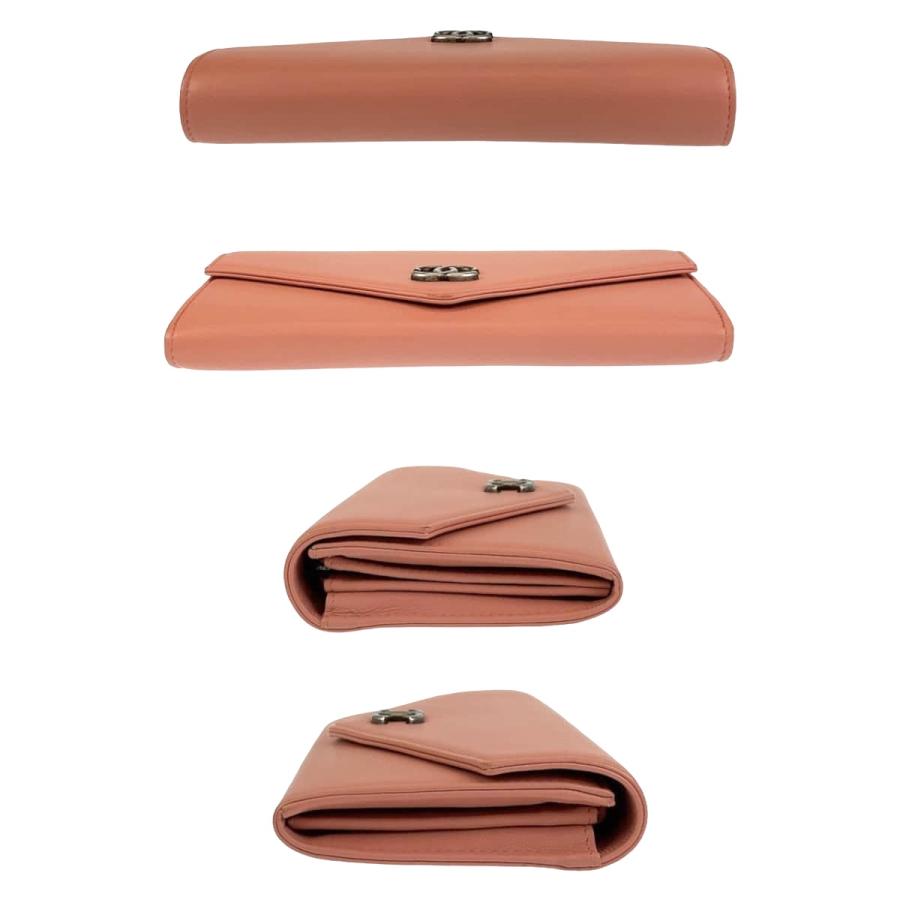 CHANEL（シャネル） 美品 ココマーク ピンクベージュ シルバー金具
