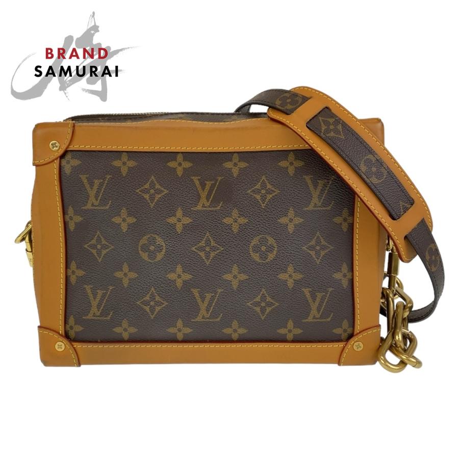 LOUIS VUITTON ルイヴィトン モノグラム ソフトトランク ブラウン 