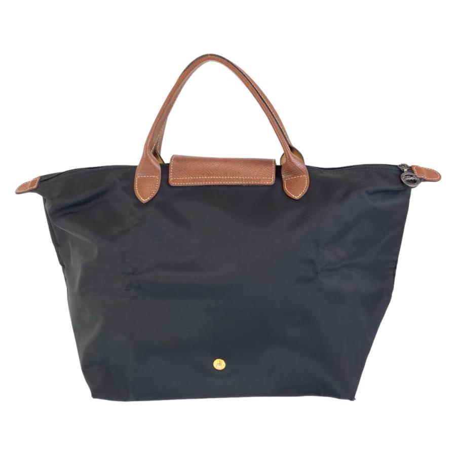 Longchamp ロンシャン ル プリアージュ ブラック ブラウン ナイロン/レザー トートバッグ ハンドバッグ 折りたたみバッグ 407383 | LONGCHAMP | 01