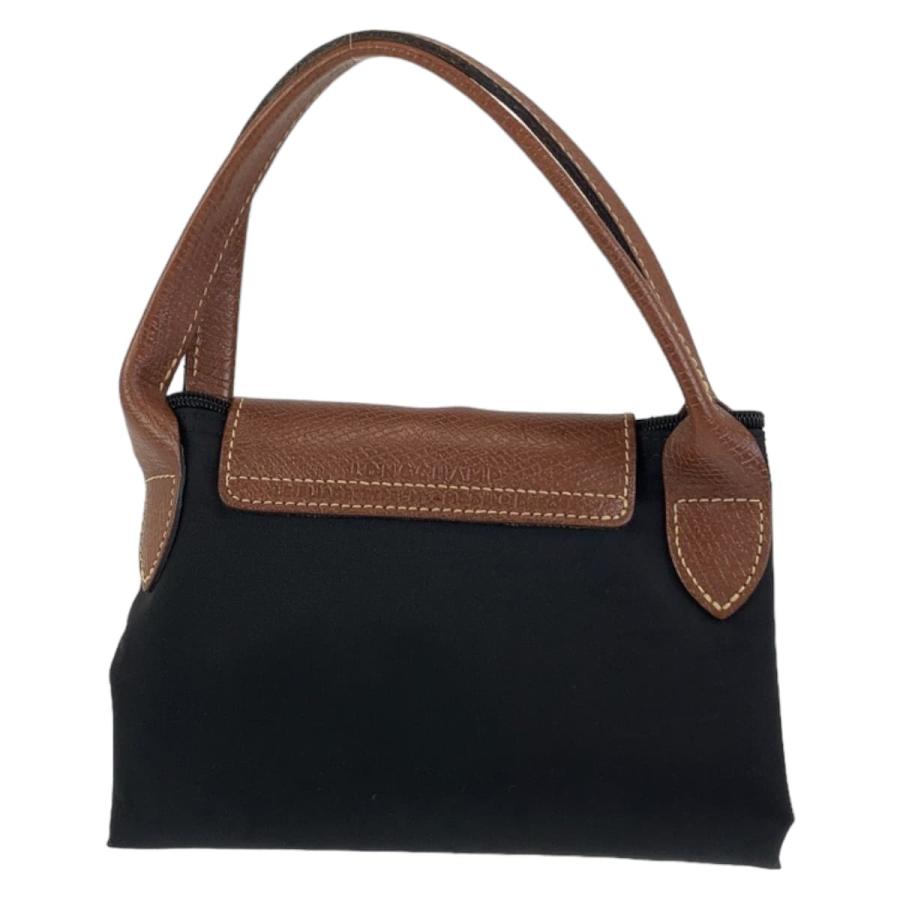 Longchamp ロンシャン ル プリアージュ ブラック ブラウン ナイロン/レザー トートバッグ ハンドバッグ 折りたたみバッグ 407383 | LONGCHAMP | 05