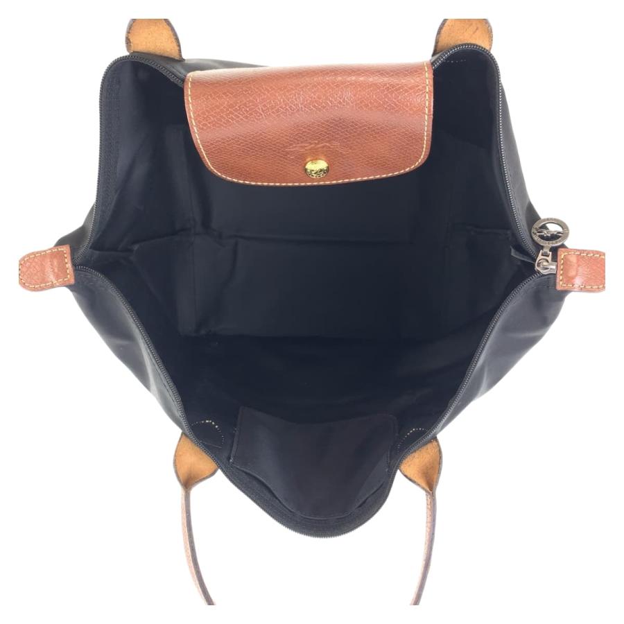 Longchamp ロンシャン ル プリアージュ ブラック ブラウン ナイロン/レザー トートバッグ ハンドバッグ 折りたたみバッグ 407383 | LONGCHAMP | 07