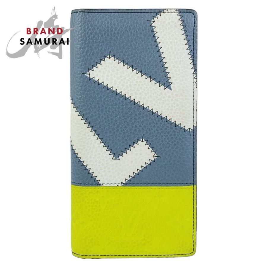 美品 ルイヴィトン 二つ折り 長財布 トリヨン ポルトフォイユ ブラザ