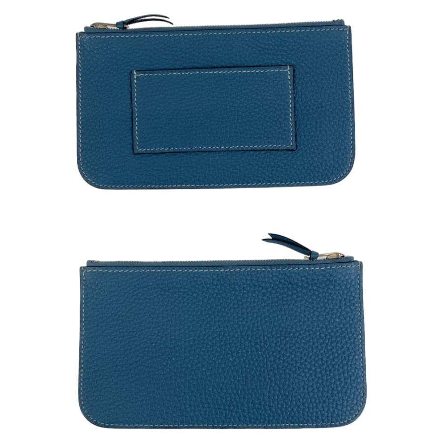 HERMES（エルメス） 美品 ドゴン GM ブルージーン シルバー金具 トゴ