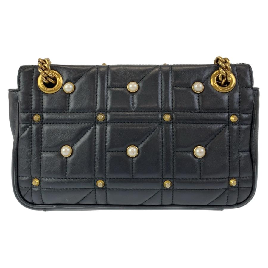 GUCCI（グッチ） GGマーモント ブラック 黒 ゴールド金具 レザー 
