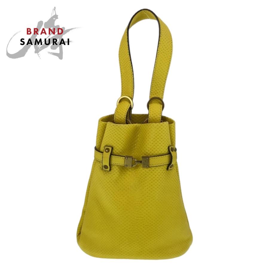 GUCCI（グッチ） 美品 イエロー ゴールド金具 レザー 109076 ミニ  