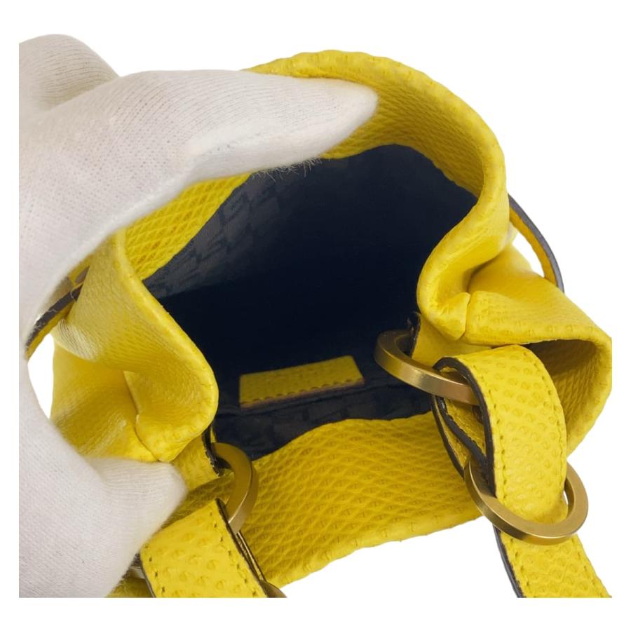 GUCCI（グッチ） 美品 イエロー ゴールド金具 レザー 109076 ミニ  