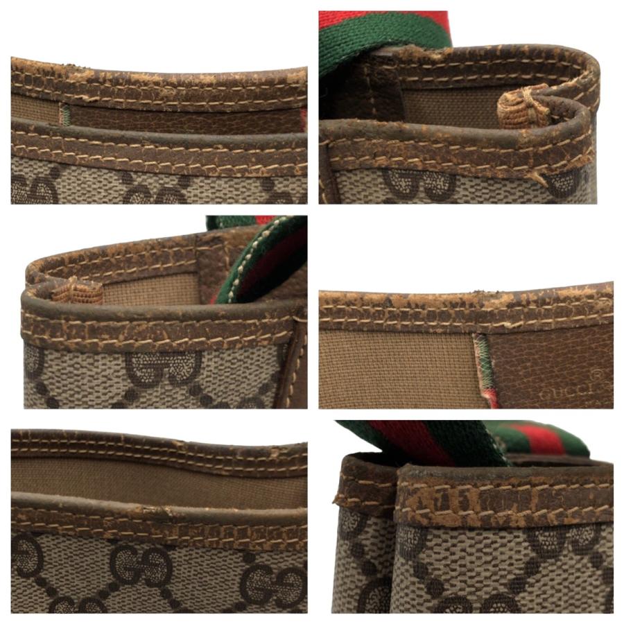 グッチ オールドグッチ トートバッグ ヴィンテージ PVC ブラウン グッチ オールドグッチ トートバッグ ヴィンテージ PVC ブラウン