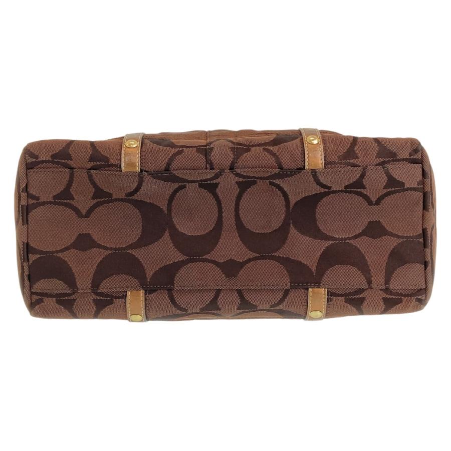 COACH（コーチ） シグネチャー ブラウン ゴールド金具 キャンバス