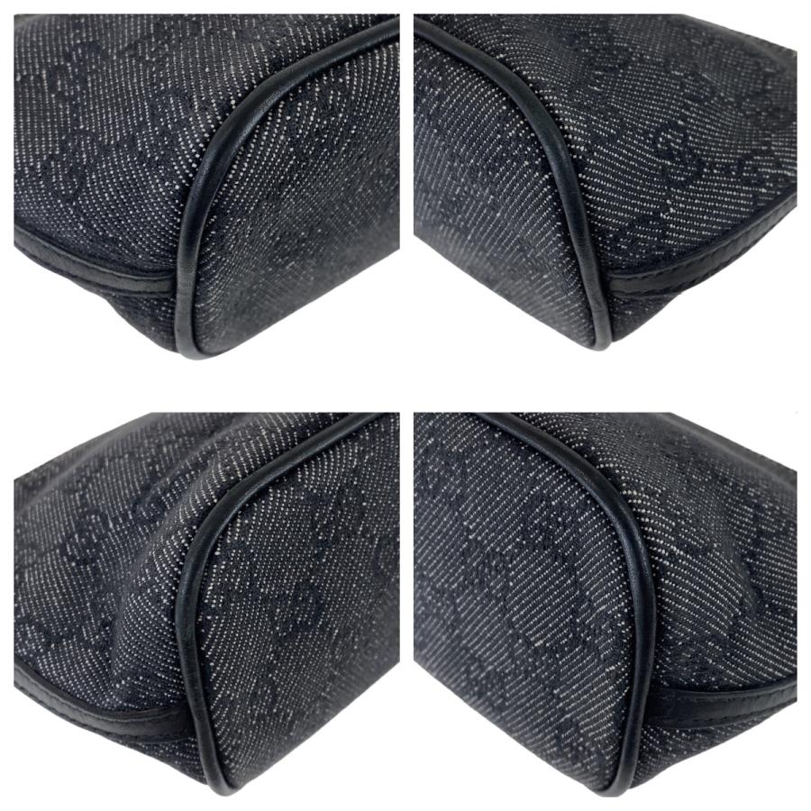 GUCCI（グッチ） GG柄 ブラック 黒 ゴールド金具 GGキャンバス 07198