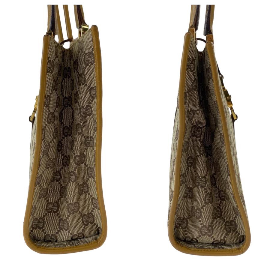 GUCCI グッチ ジャッキー ベージュ ブラウン ゴールド金具 GG 