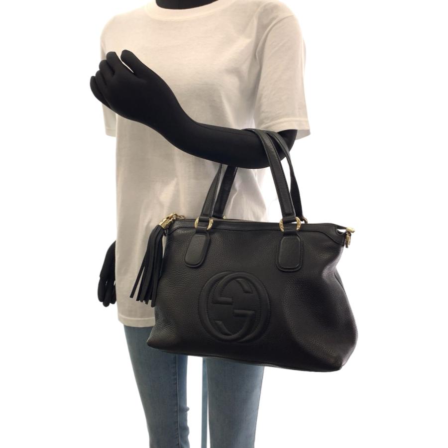 GUCCI（グッチ） ソーホー インターロッキング タッセル ブラック 黒