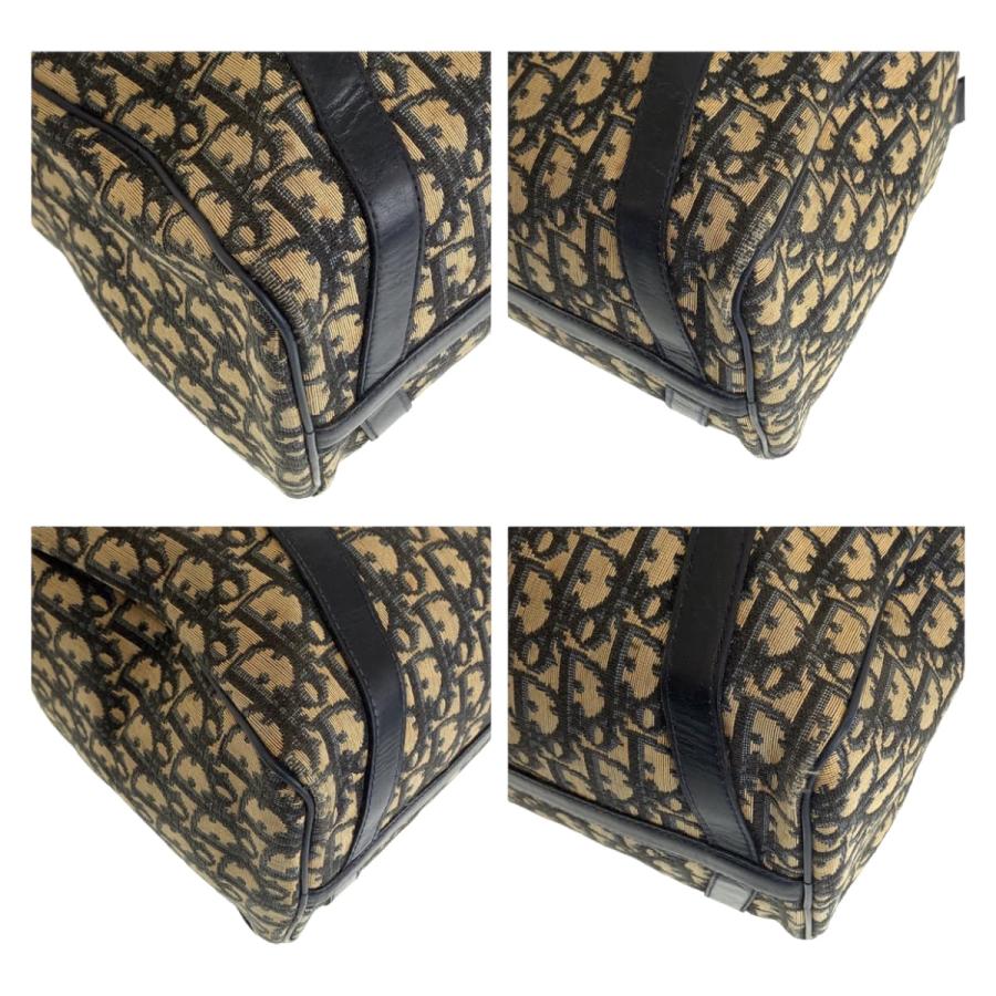 Dior ディオール ヴィンテージ トロッター ネイビー ベージュ