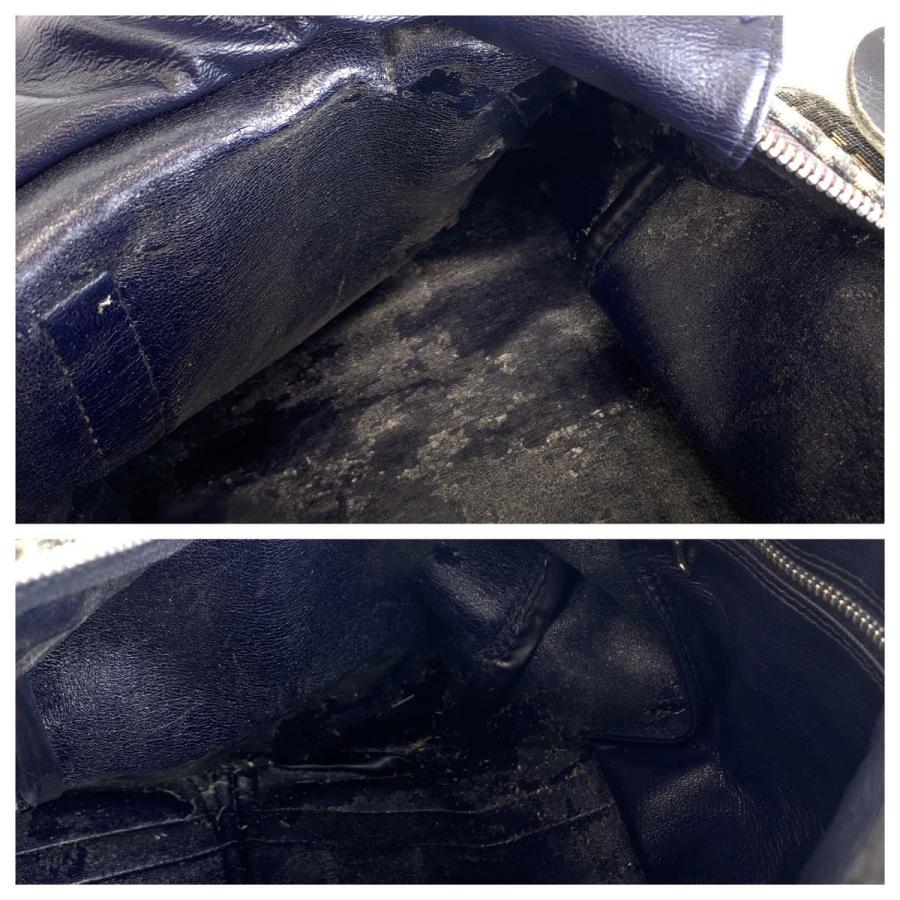 Dior ディオール ヴィンテージ トロッター ネイビー ベージュ