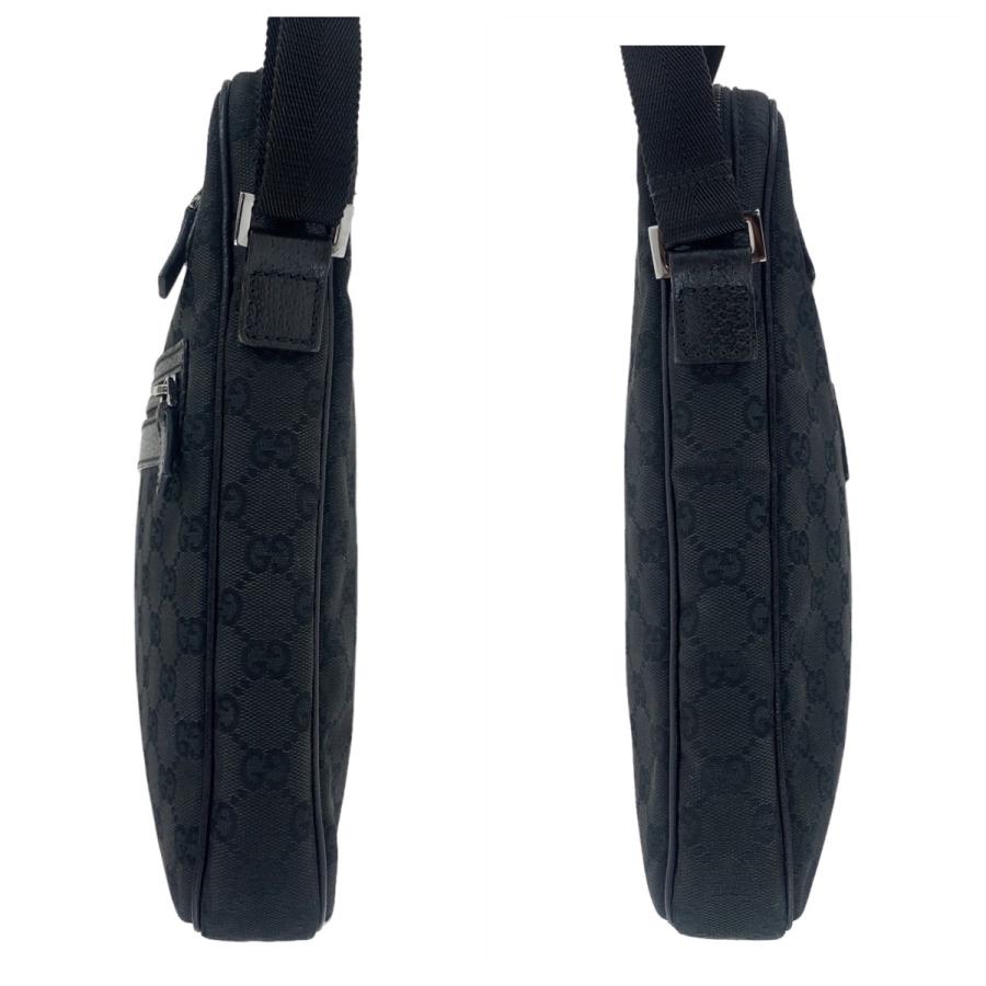 GUCCI グッチ GG柄 ブラック 黒 シルバー金具 GGキャンバス GUCCI グッチ GG柄 ブラック 黒 シルバー金具 GGキャンバス