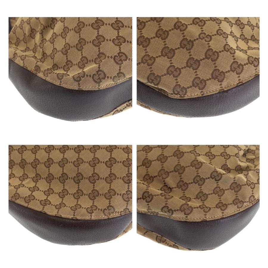 GUCCI（グッチ） 美品 ベージュ シルバー金具 GGキャンバス 109210