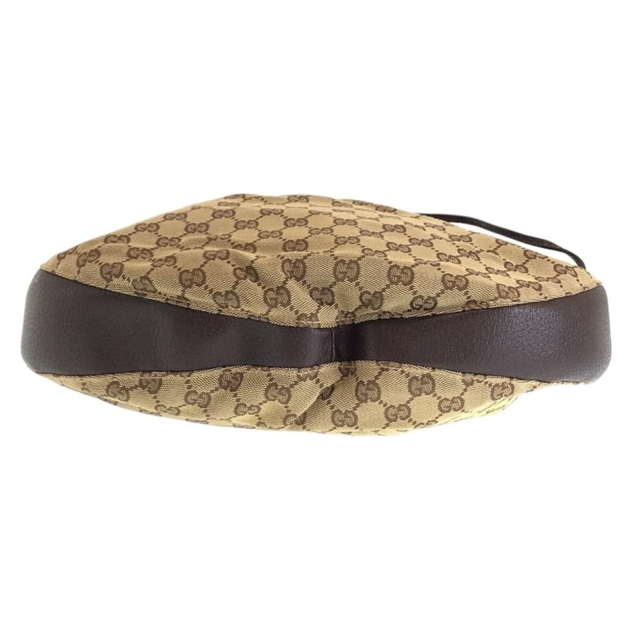 GUCCI（グッチ） 美品 ベージュ シルバー金具 GGキャンバス 109210