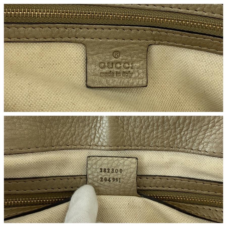 GUCCI（グッチ） ベラ バンブー リボン タッセル ブラウン ゴールド 