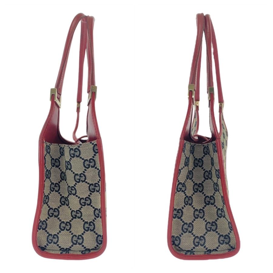 GUCCI（グッチ） ジャッキー レッド ベージュ ゴールド金具 GG 