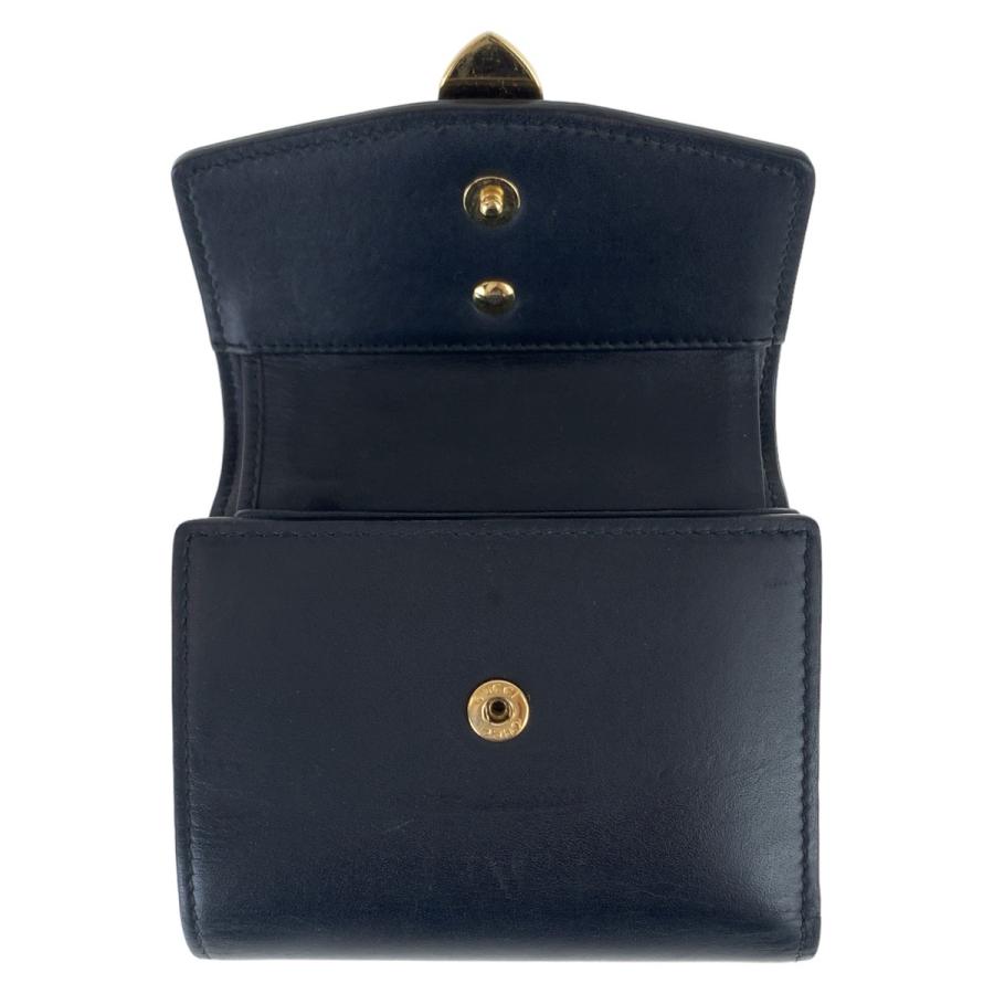 GUCCI グッチ シェリーライン シルヴィ ブラック ゴールド金具 レザー