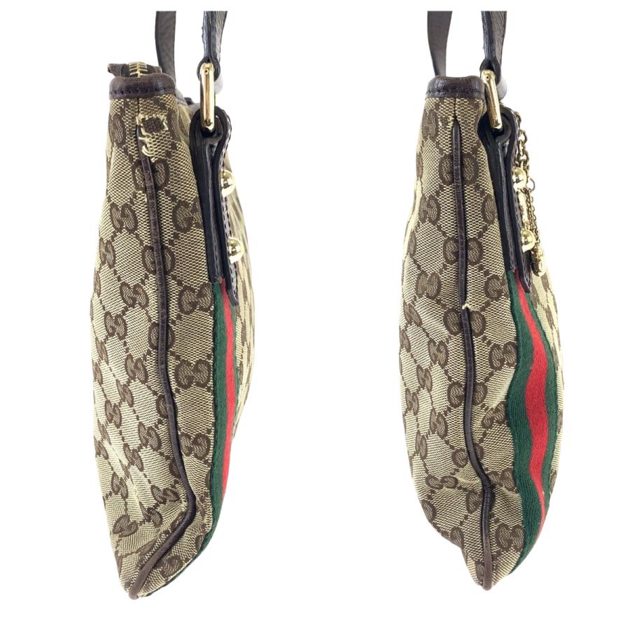GUCCI グッチ シェリーライン ベージュ ブラウン ゴールド金具 GG 