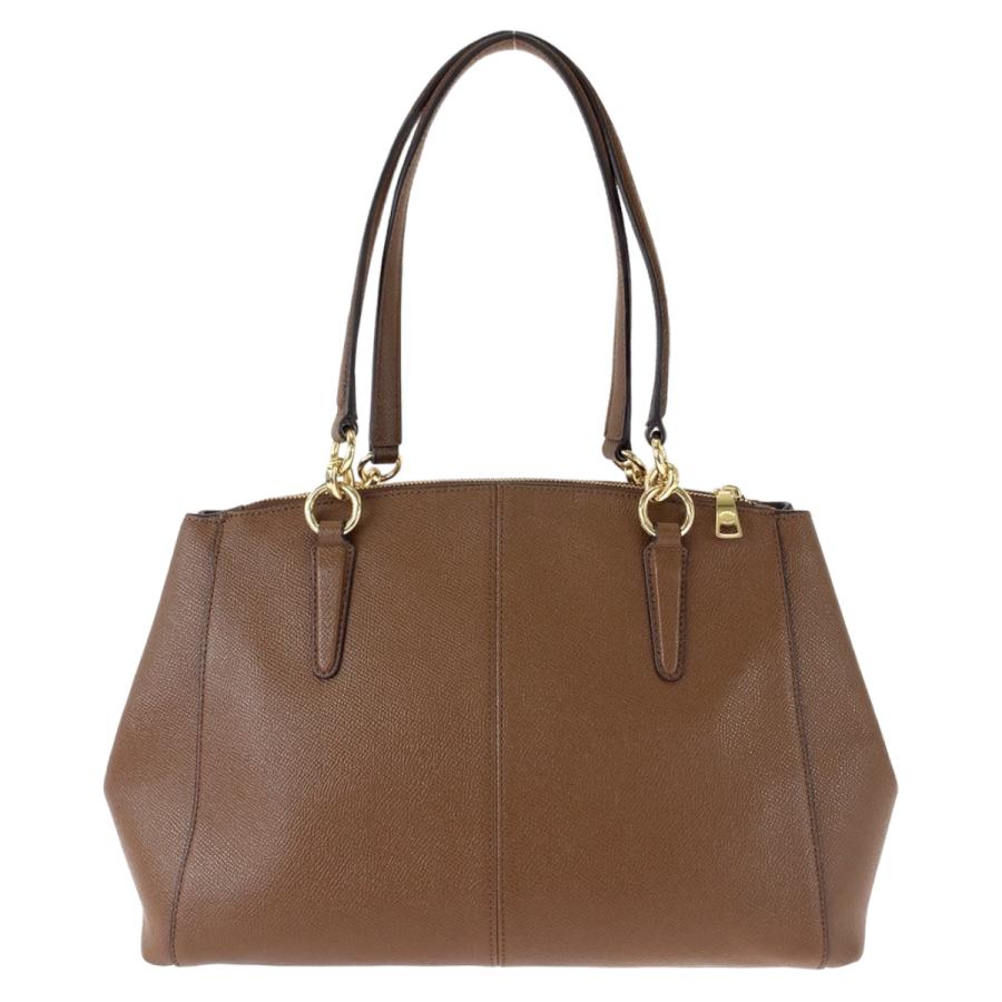 【極美品】COACH トートバッグ ハンドバッグ クリスティ キャリーオール COACH（コーチ） 美品 ミニクリスティ キャリーオール ブラウン