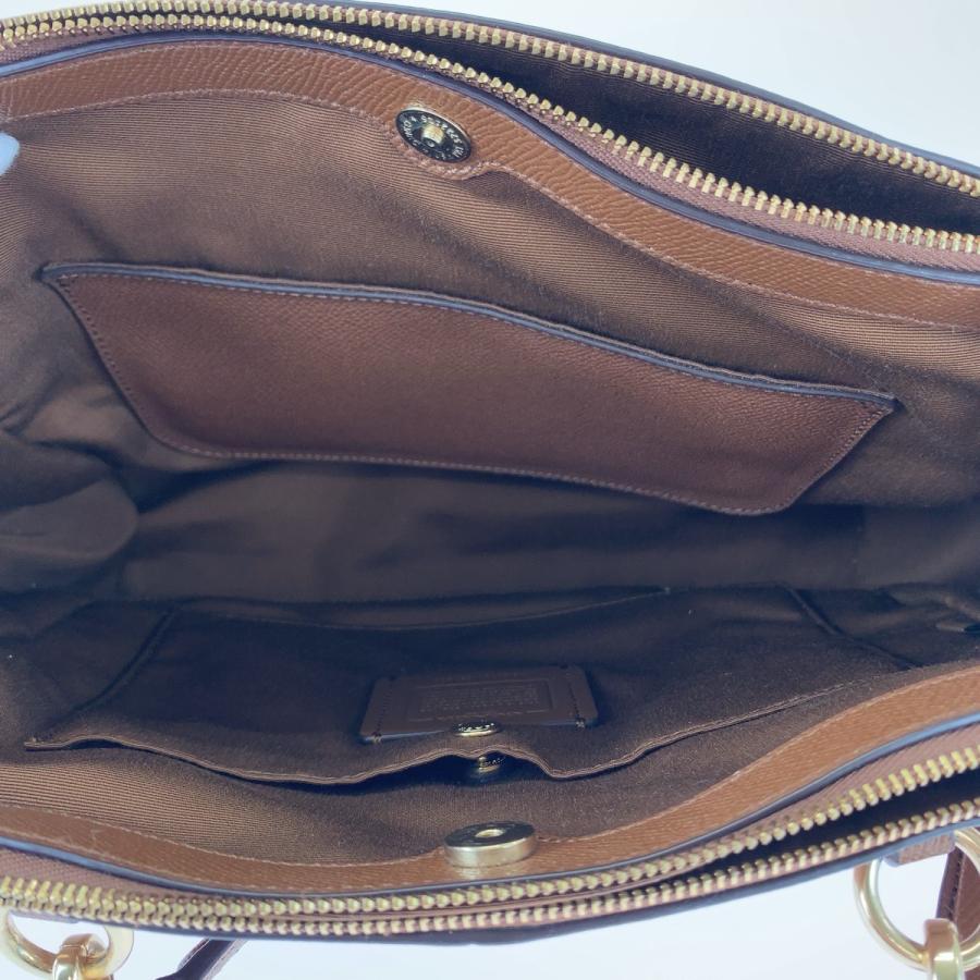 【極美品】COACH トートバッグ ハンドバッグ クリスティ キャリーオール COACH（コーチ） 美品 ミニクリスティ キャリーオール ブラウン