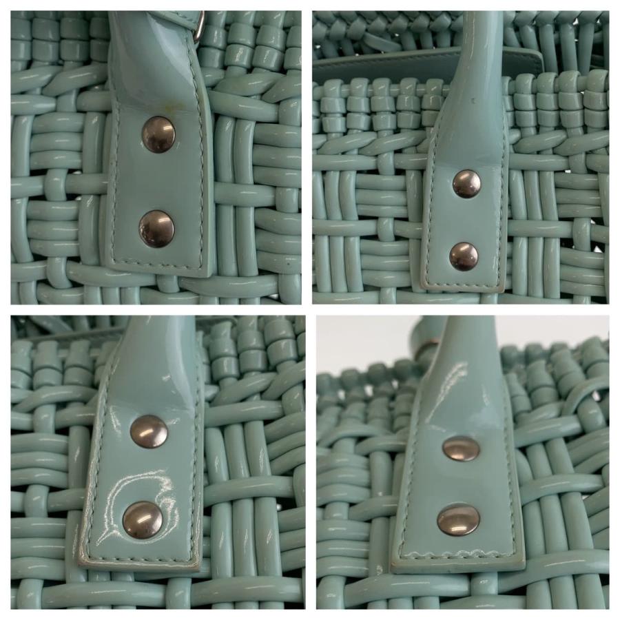 BALENCIAGA（バレンシアガ） 美品 エナメルバスケット ビストロXS