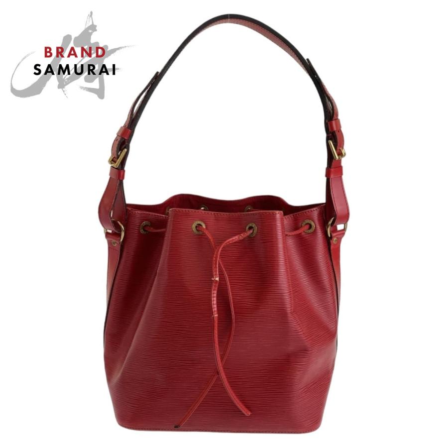 ルイヴィトン プチノエ エピ ショルダーバッグ 赤 巾着 LOUIS VUITTON ルイヴィトン プチノエ エピ ショルダーバッグ