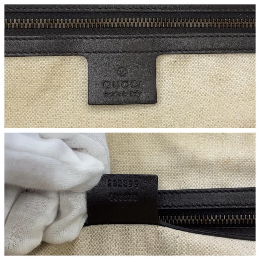 GUCCI（グッチ） 美品 インターロッキング ブラウン ゴールド金具 GG