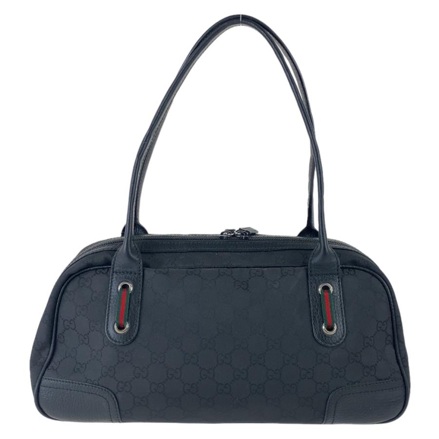 GUCCI（グッチ） 美品 シェリーライン ブラック シルバー金具 GG