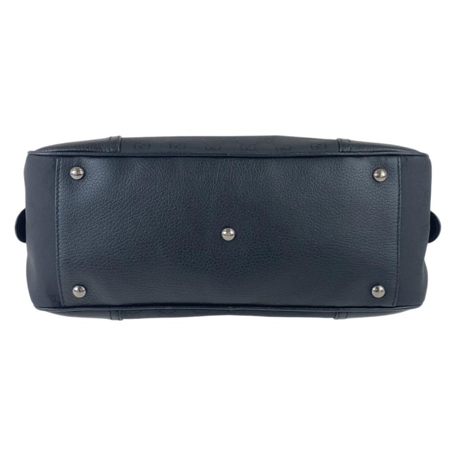 GUCCI（グッチ） 美品 シェリーライン ブラック シルバー金具 GG
