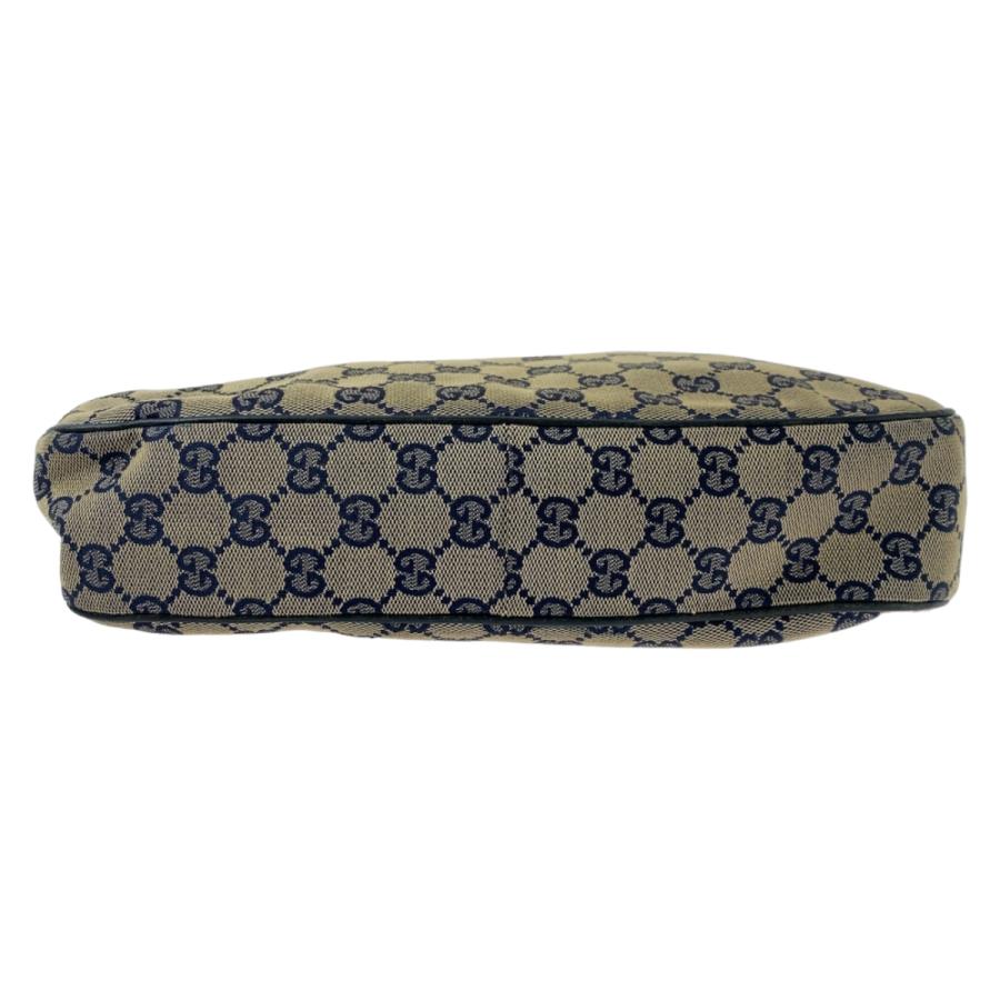 GUCCI（グッチ） 美品 シェリーライン ネイビー グレー シルバー金具