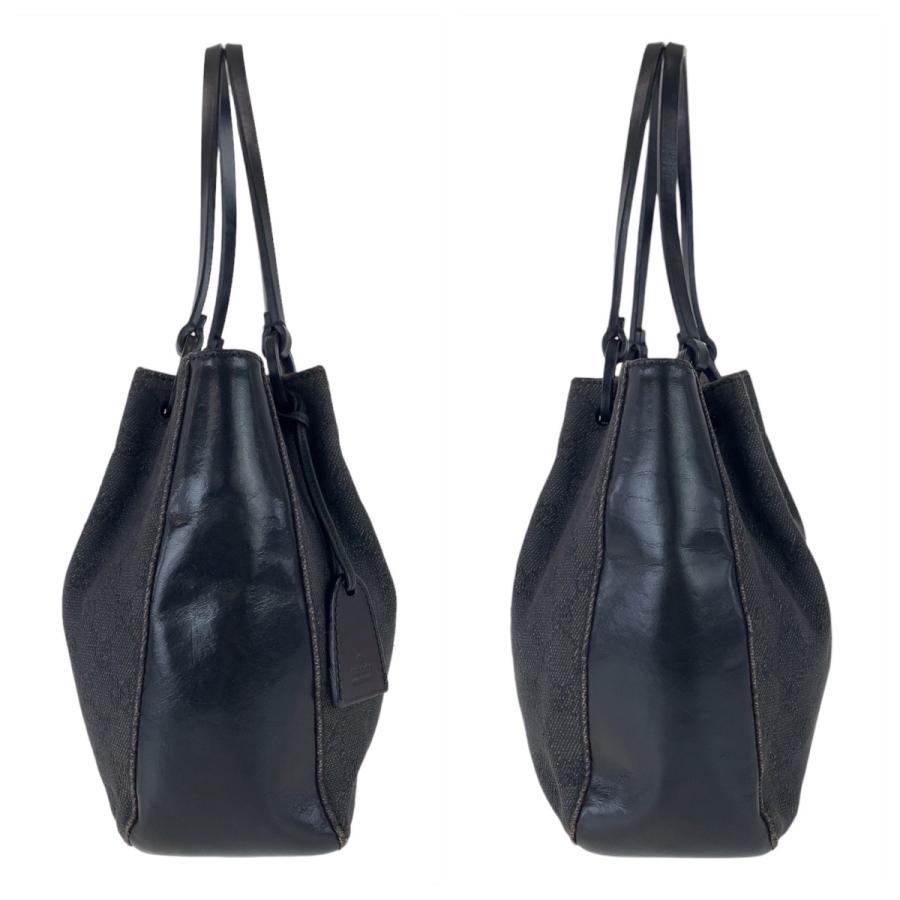 GUCCI（グッチ） GG柄 ブラック 黒 シルバー金具 GGキャンバス/レザー